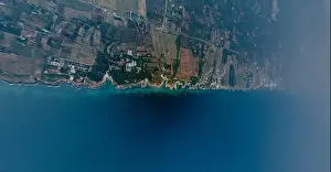 Alberobello Prints: Apulia Italy blue Sea summer Coastline Drone 360 vr