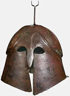 Ancient World Prints: An Apulian-Corinthian helmet, 5th century B