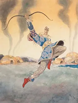 Dream Prints: Arabian Nights. Museum: PRIVATE COLLECTION. Author: Bull, René