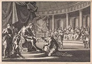 Kneeling Prints: Archelaus, son of Herod, kneels in Rome for Emperor Augustus