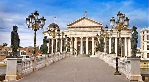Cityscape Collection: Archeological Museum of Macedonia, Skopje, Republic of Macedonia