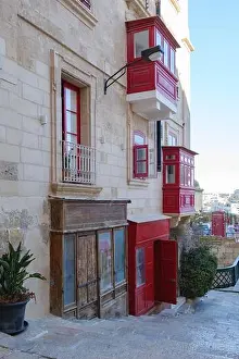 Boat Building Prints: Architecture of La Valetta in Malta