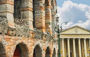 Verona Prints: Arena of Verona - the place of annual festival operas in Verona, Italy
