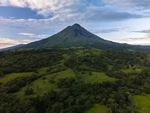 Arenal Volcano Drone Aerial in La Fortuna, Costa Rica