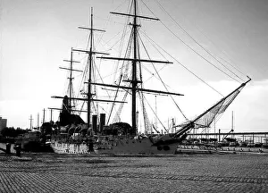 ARG 260A Buenos Aires Puerto Madero Argentina 1973 ARA Presidente Sarmiento is a museum ship in Argentina