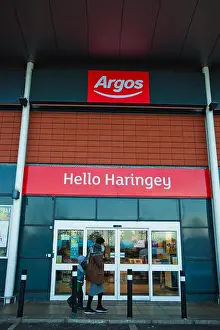 Shop Front Prints: Argos store in Harringey, North London