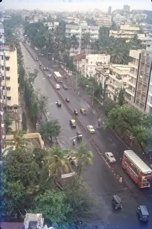 Arial View Prints: Arial View at Nariman Point, South Mumbai, India