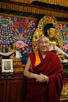 Buddhist Monk Prints: Arjia Rinpoche is a Tibetan Buddhist monk