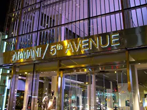 Shoppers Prints: Armani store on 5th avenue in New York City