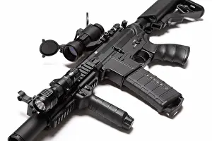 Carbine Prints: US Army Spec Ops M4A1 custom build assault carbine with RIS/RAS