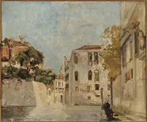 Eglise Prints: ARNOLD SCHEFFER - VENICE VIEW Arnold Scheffer (1839-1873)