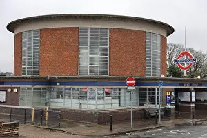 London Underground Prints: Arnos Grove London Underground Station