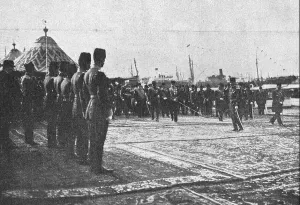 Ottoman Prints: Arrival of Ferdinand I of Bulgaria to Constantinople. Photo from 1910