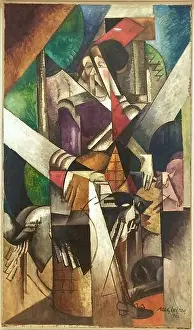 Andy Warhol Prints: Art of Albert Gleizes names Woman with Animals seen in the peggy Guggenheim museum in Venice