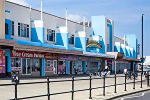 Boulevard Prints: The Art Deco Palace, Marine Promenade on the Wirral Peninsula in the historic seaside resort of New Brighton