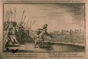Heroism Prints: An artwork depicting the tragic myth of Ajax