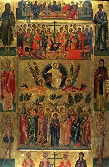 Salvation Prints: The Ascension of Christ with the Hetoimasia. Museum: National Museum of Western Art, Tokyo