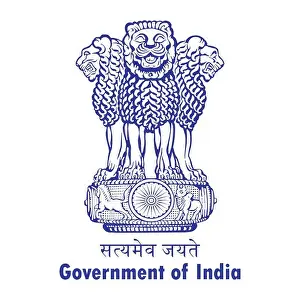 Minister Prints: Ashok Pillar symbol icon blue. Satyamev jayete symbol