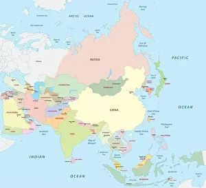 asia map