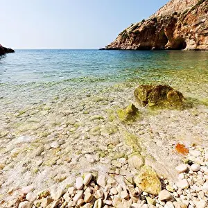 Fascinating Prints: Asia in thurkey antalya lycia way water rocks and sky near the nature