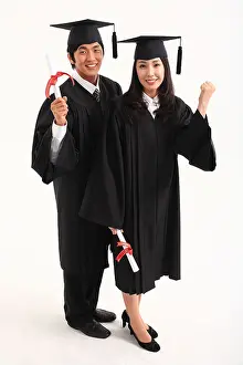 Testimonial Prints: Asian Graduation People
