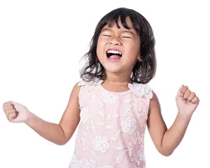 Malay Prints: asian young kid excited