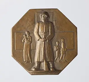Red Cross Prints: Asking Badge: Collection for the Don National Suisse and Red Cross Foundation Huguenin
