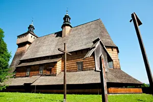 Polska Prints: Assumption of Holy Mary Church - Haczow - Poland