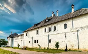 Kazan Prints: The Assumption Monastery in the town-island of Sviyazhsk in Russia