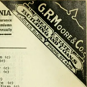 Bookyear1913 Prints: Atlanta City Directory. k (c) 17-A Crawford Hattie (c) RHODESIA AV
