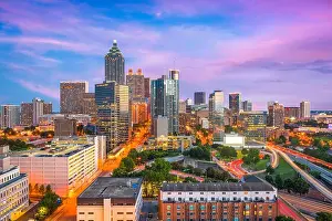 Atlanta, Georgia, USA downtown city skyline