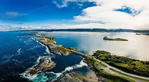 Autobahn Prints: Atlantic Ocean Road -Atlanterhavsveien - Norwegian Construction of the Century, Norway