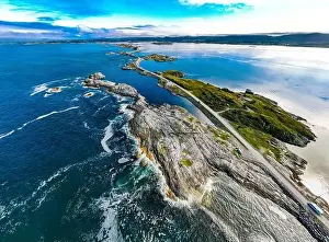 Autobahn Prints: Atlantic Ocean Road -Atlanterhavsveien - Norwegian Construction of the Century, Norway