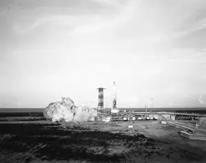 Missile Prints: The Atlas Collection Image presents significant moments in the development of the Atlas rocket program