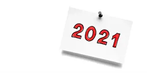 Communicating Prints: Attached note with the year 2021