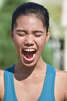 Maturity Prints: Attractive Filipina Adult Female Under Stress
