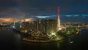 Saigon Prints: August 12, 2023: Panorama of Landmark residential area