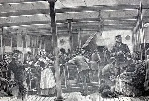 Watercraft Prints: 'Augusta Victoria, a fast steamer that was the largest German passenger ship from 1888 to 1889