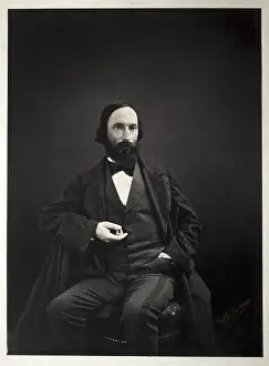 1826 Prints: Auguste Vacquerie, c. 1860. Pierre Jean Delbarre (French)