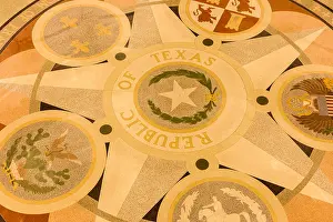 Capitol Prints: AUSTIN, TEXAS - MARCH 28, 2018 - View of the interior of the Texas State Capitol located in downtown Austin