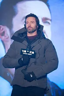 Celeb Prints: Australian actor Hugh Jackman attends a press conference to promote his new movie 'Eddie The Eagle'