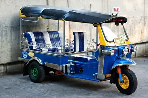 Siam Prints: auto rickshaw, called tuk-tuk in Thailand