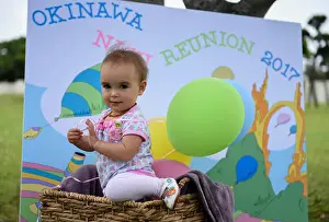 Aya Miller, an infant who spent five days in Camp Foster's Neonatal Intensive Care Unit
