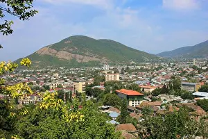 Green Forest Prints: Azerbaijan. Sheki city. Panorama of the old city