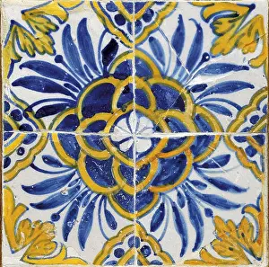 Floral Design Prints: Azulejos de padrão camélia