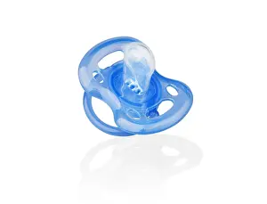 Pacifier Prints: This is Baby dummy isolated over white