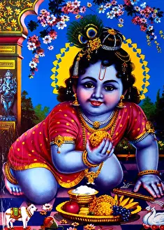 Krishna Prints: Baby Krishna