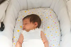 Pram Prints: Baby sleeping in the pram