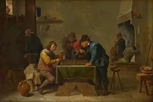 Gambling Prints: Backgammon Players. Museum: National Gallery, London. Author: TENIERS THE YOUNGER, DAVID