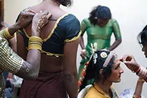 Chennai Prints: Backstage preparations to the beauty contest for hijra and gay people in Chennai, India
